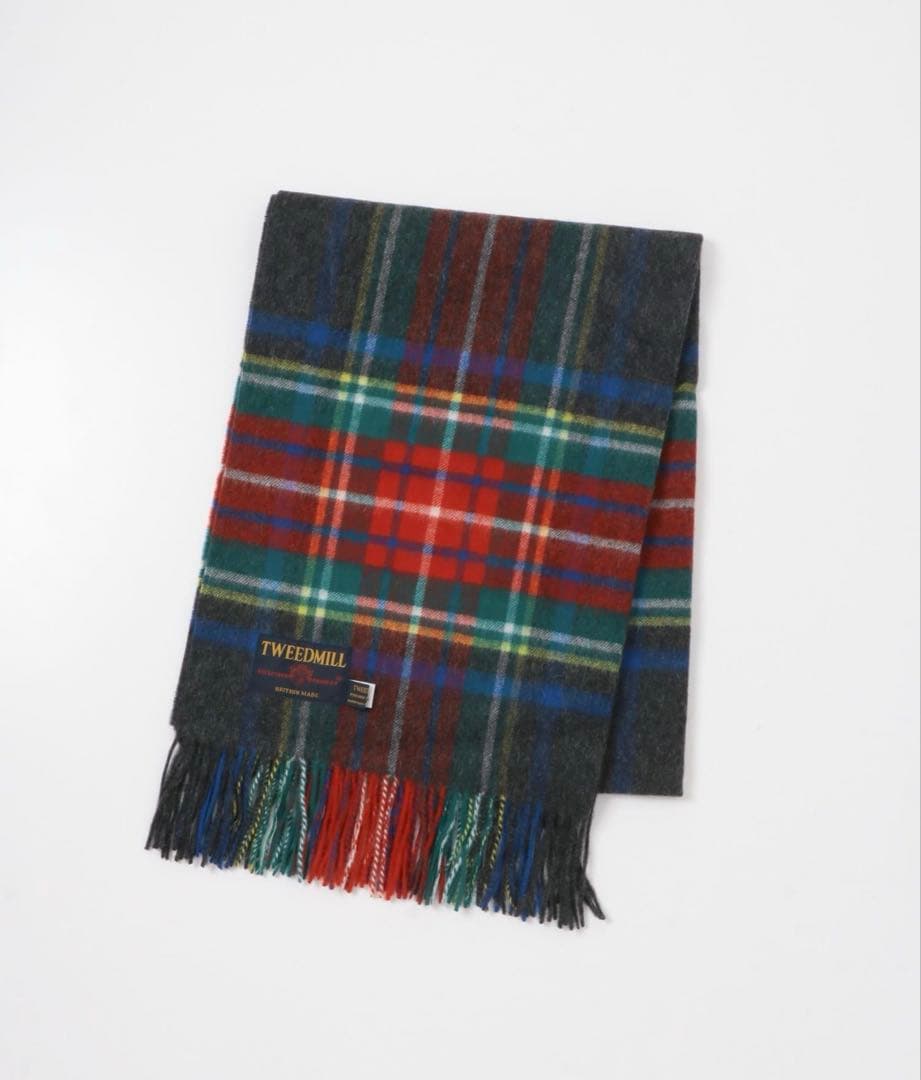 【美品】TWEED MILL ストール アーバンリサーチドアーズ 別注C/GRY