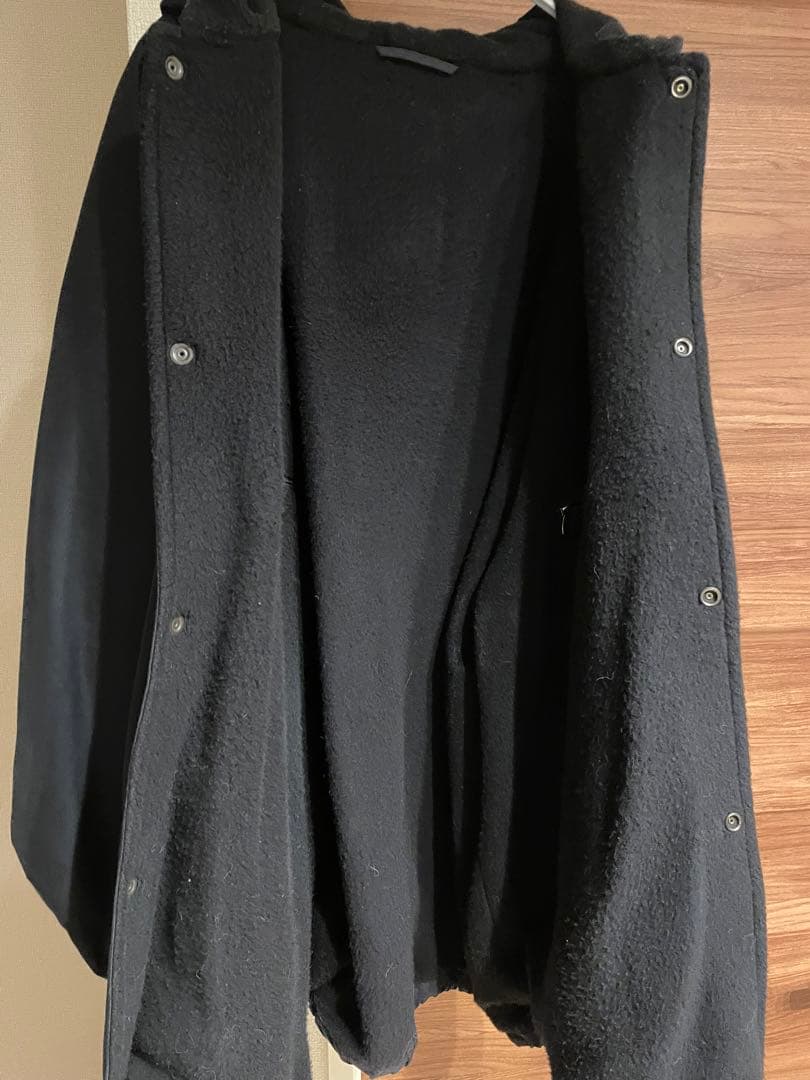 COMOLI 20AW コットンシルクフーデッドコート