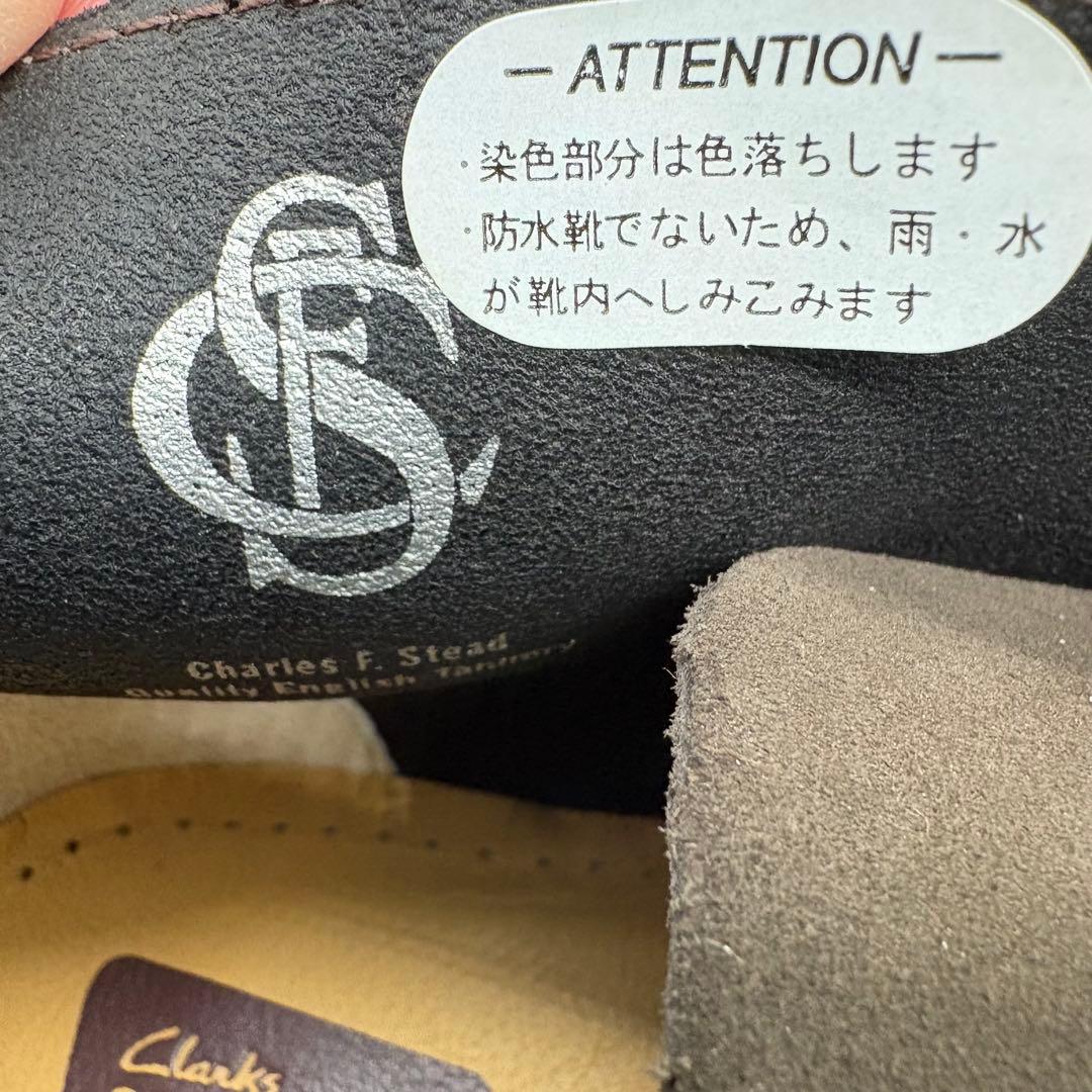 箱付・未使用　Clarks デザートブーツ 23cm ダークブラウン　クラークス