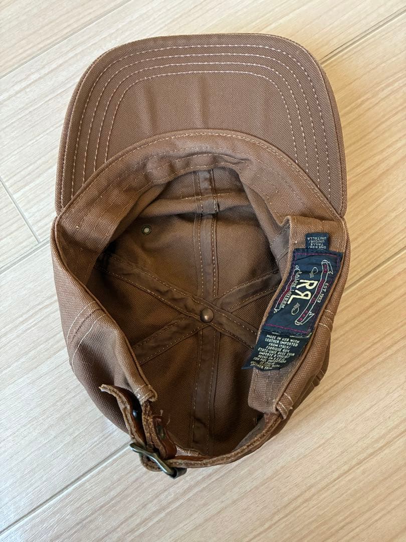 RRL 稀少 初期 90s USA製 三つ星 キャンバスダックトラッカーキャップ
