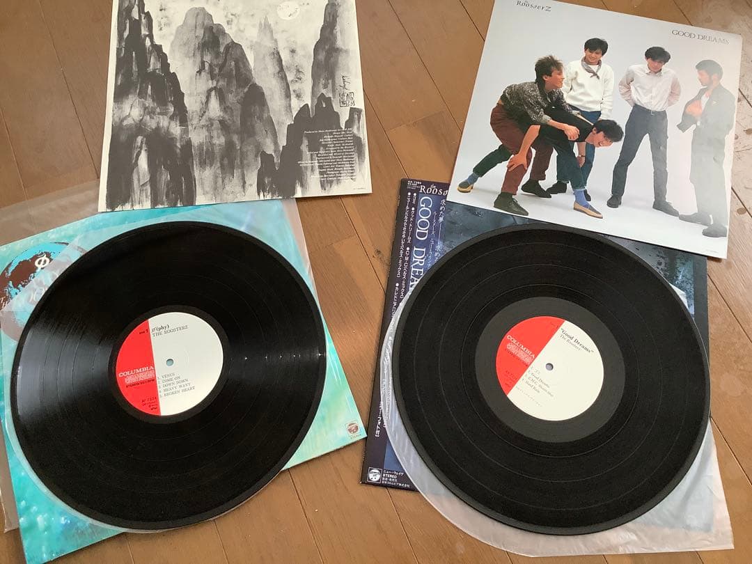 ルースターズ GOOD DREAMS 、φ レコード　2枚セット