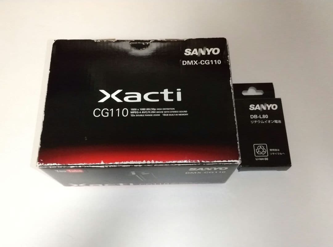 デジタルムービーカメラ SANYO Xacti CG110