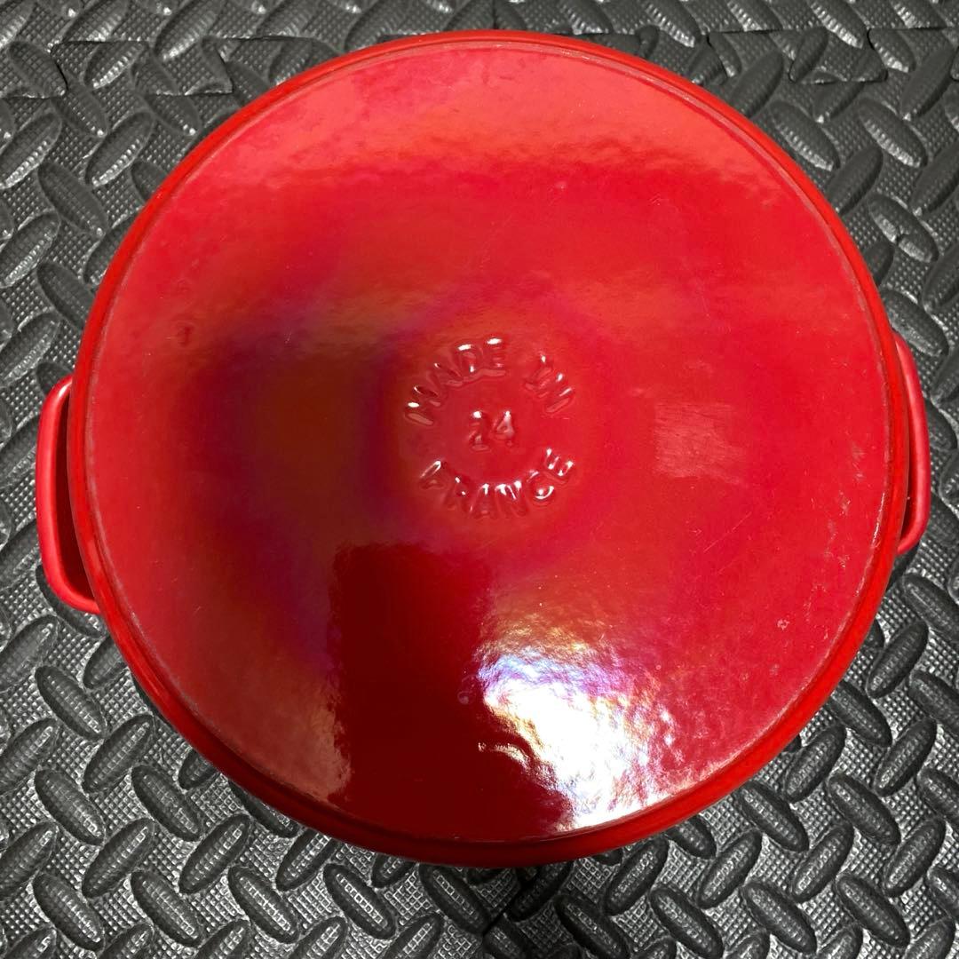 ストウブ（STAUB） ラウンド ココット 24cm チェリーレッド