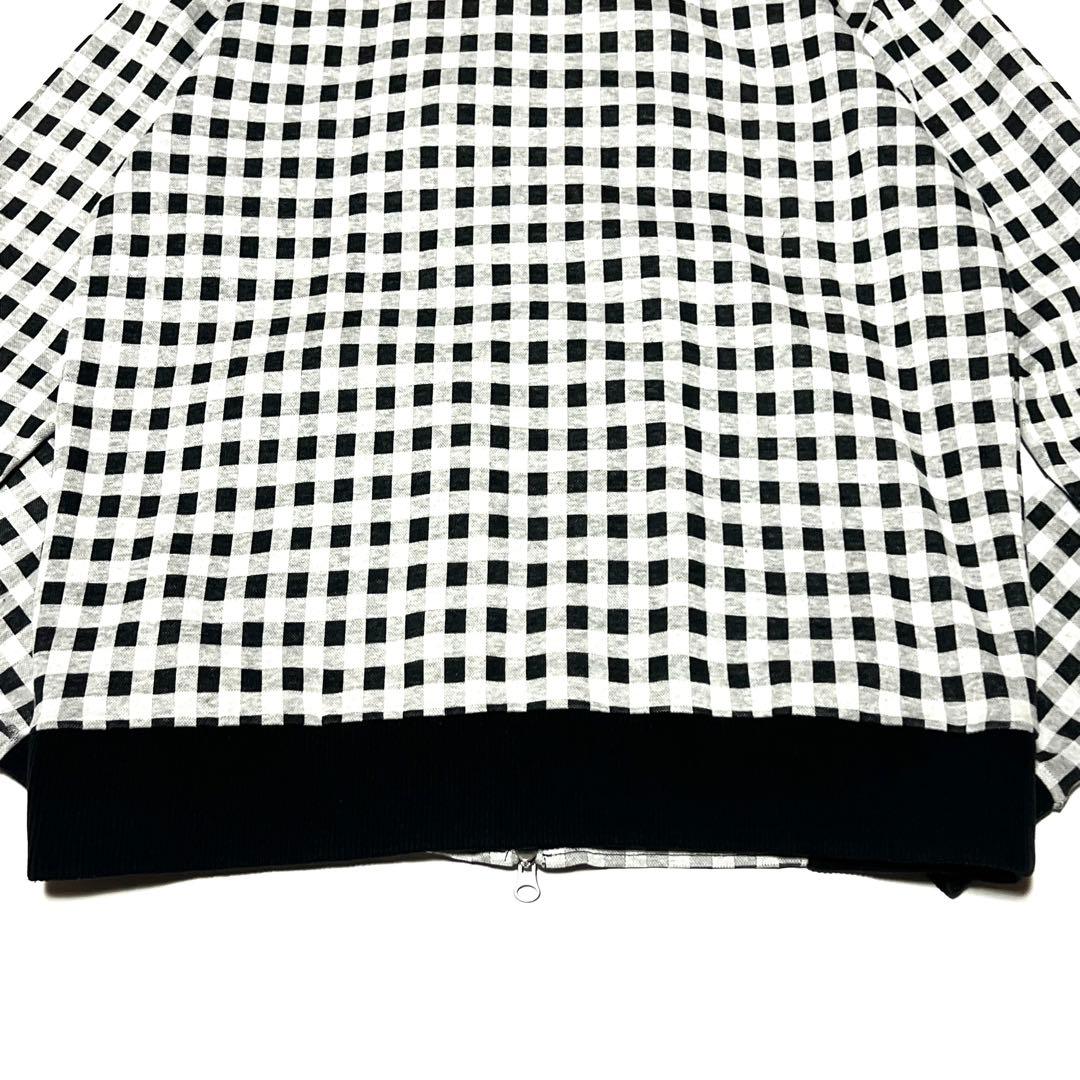 Fredperry スウェットハリントンジャケット L ギンガムチェック