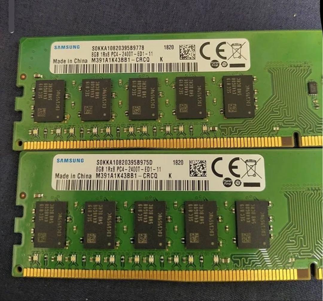 メモリー Samsung 8GB DDR4 2400MHz RAM