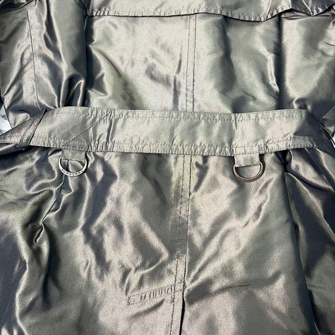 レア　 BURBERRY LONDONトレンチコート　玉虫色　大きいサイズ