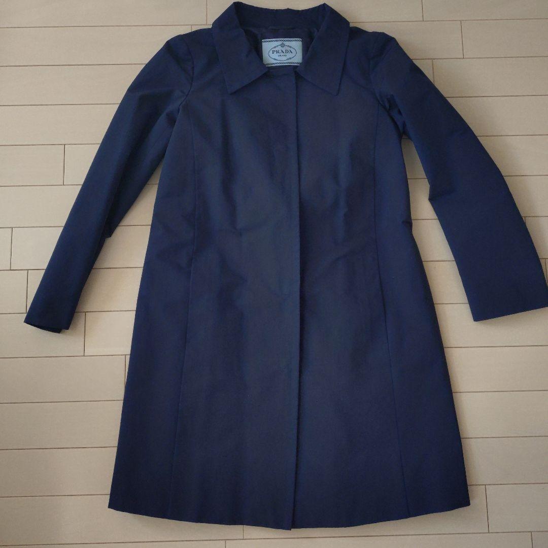 良品　PRADA 36ウエストリボン トレンチコート