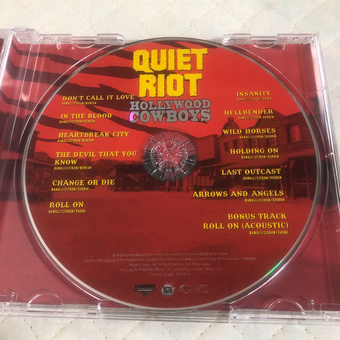 帯付き！QUIET RIOT/ Hollywood Cowboys/ 2019年