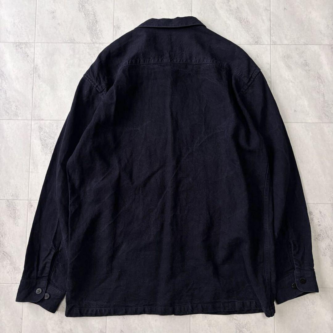 超希少 XL パパス Papas カバーオール リネン アウター ジャケット