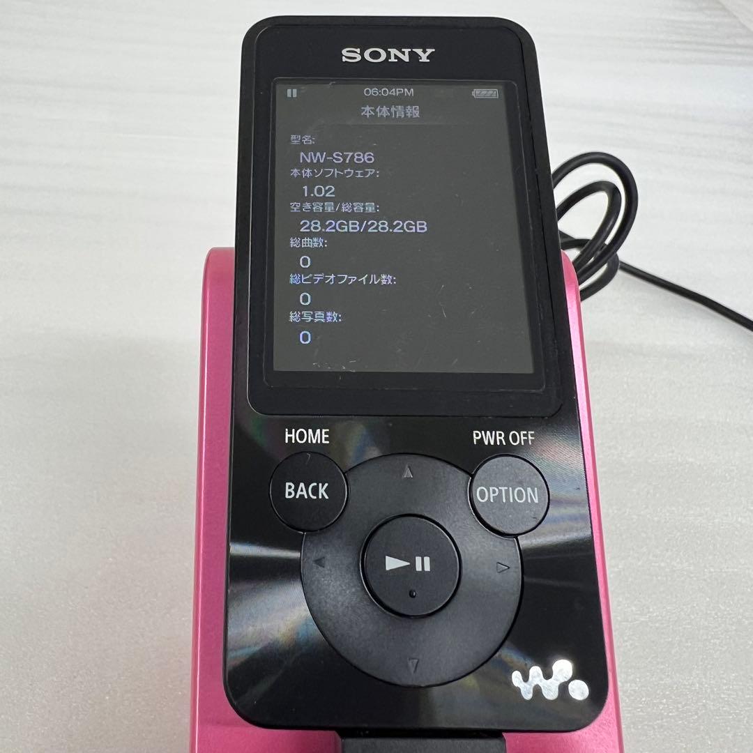 SONY ウォークマン NW-S786 動作品 32GB ブラック　付属品あり