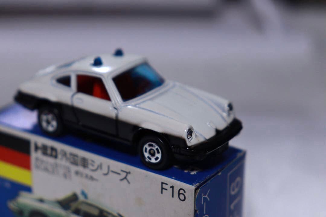 日本製　トミカ　外国車シリーズ　ポルシェ　911S ポリスカー　F16