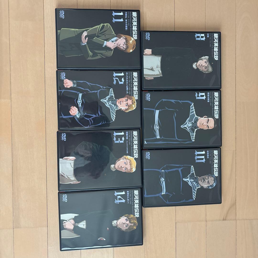 銀河英雄伝説 DVD ２期　8-14巻　外伝　螺旋迷宮