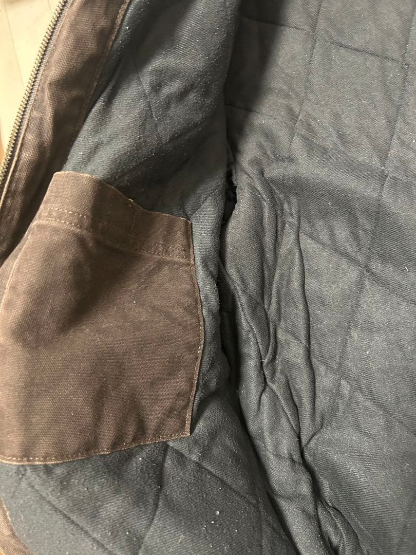 Carhartt ダークブラウン　デトロイトジャケット値下げ可能‼️