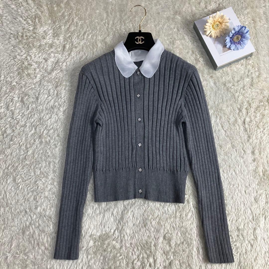 美品✨人気 セルフォード デタッチャブルボウ&カラーカーデ 4way 近年