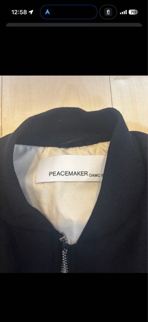 マ*ロ様 ピースメーカーOAMC 25AW minimal bomber