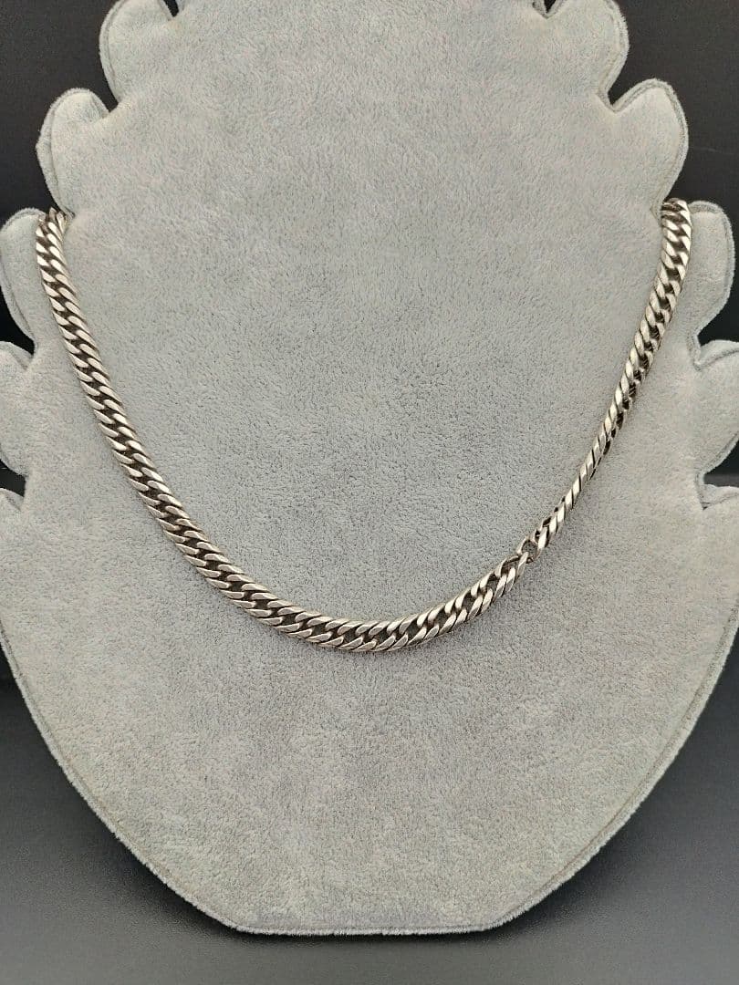 喜平ネックレスチェーン silver925/シルバー925 6面ダブル