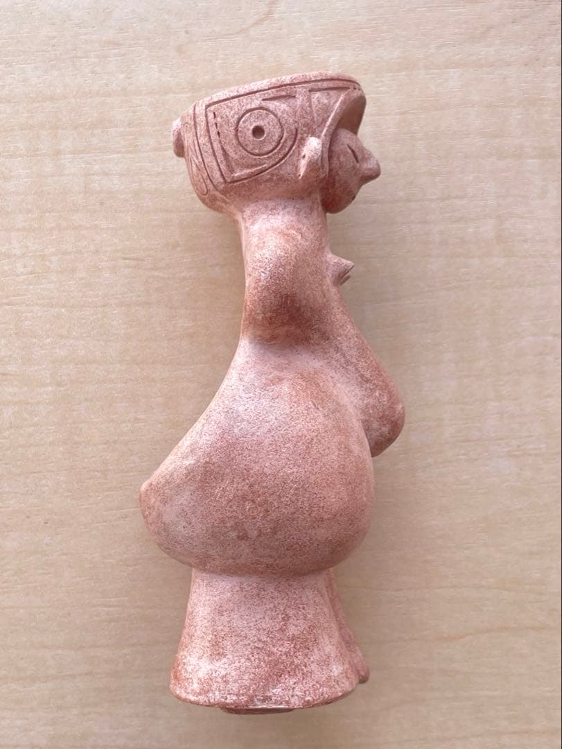 縄文のビーナス②土偶 ハンドメイドメイドレプリカ　ヒビありのため少しお安く