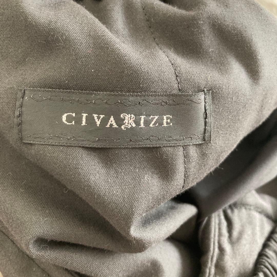 CIVARIZE シヴァーライズ　Umbraモモンガドレープパンツ　ブラック