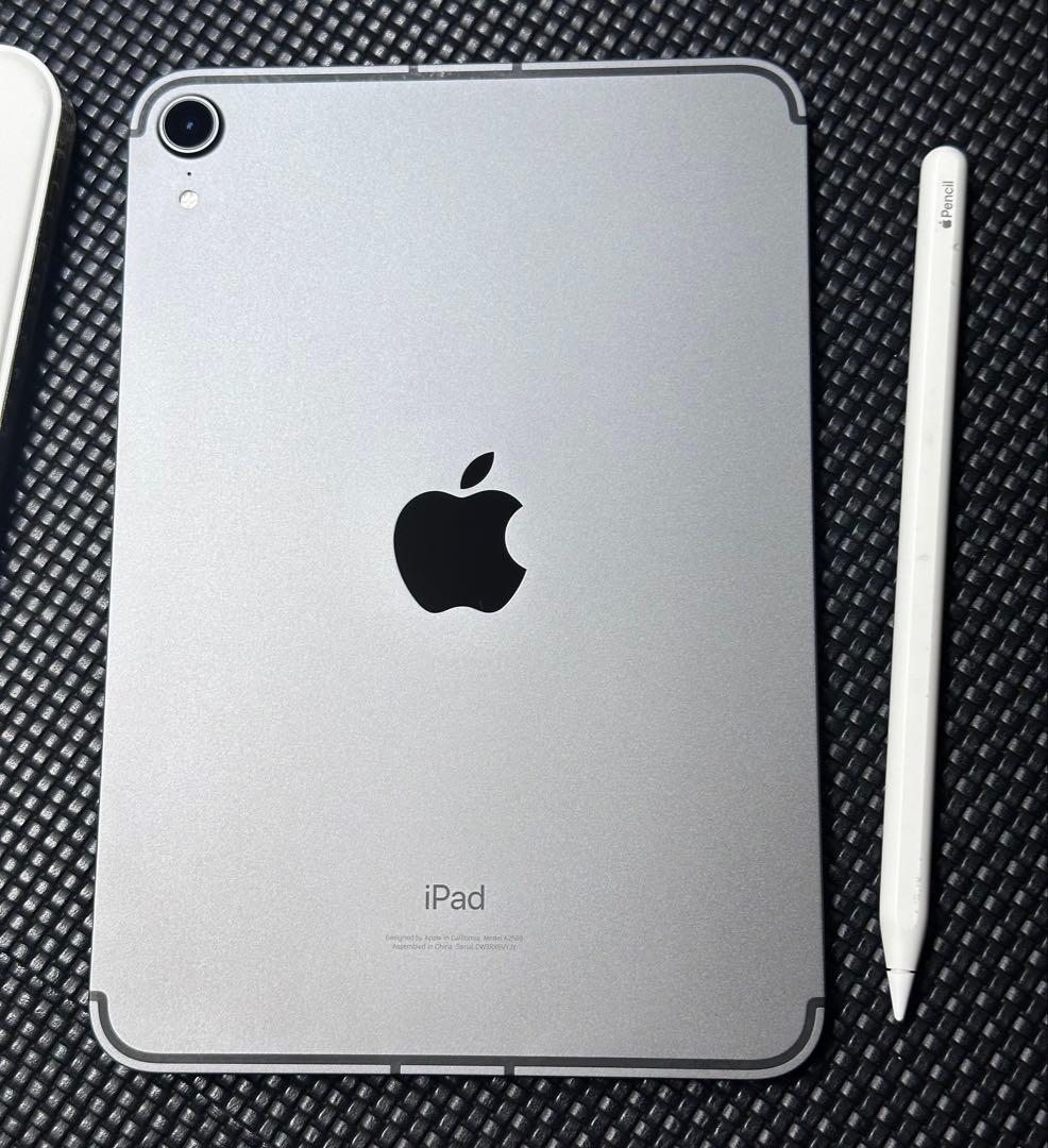 美品　iPadmini 6 Wifi+セルラー　大容量256GB スペースグレー