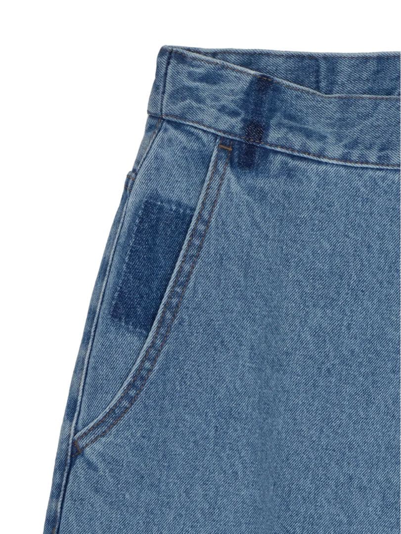 【Ameri 2025 S/S】WRAP DENIM WIDE PANTS