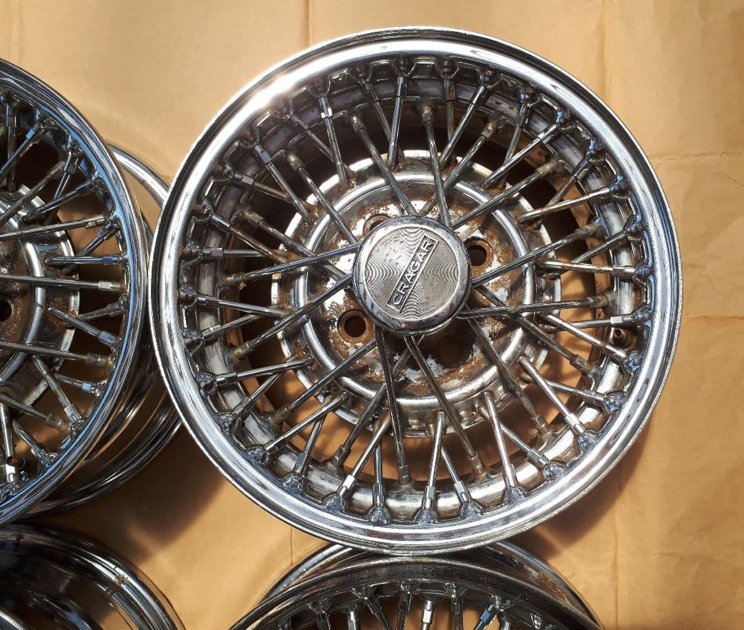 希少 4H 14インチ 当時物 クレーガー pcd114.3 ワイヤー ヤレ車