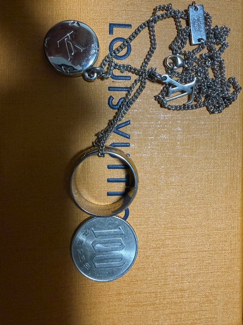【断捨離】LOUIS VUITTON リングネックレス モノグラム M62485