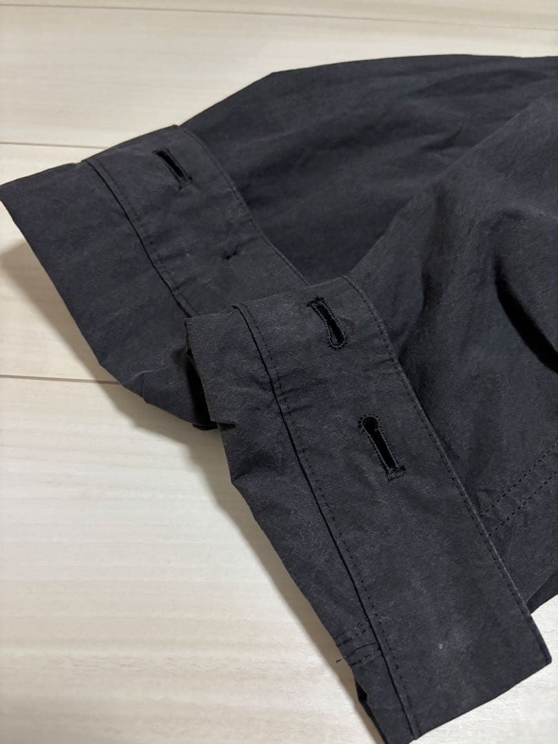 peak Indigo C/N Coat M Black モッズコート