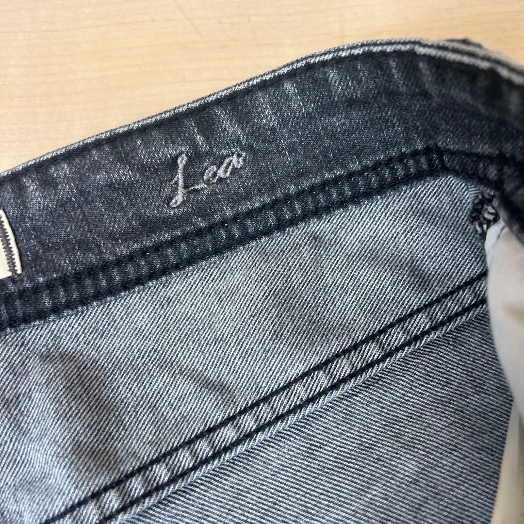 YANUK Lea グレー ストレートデニム 24