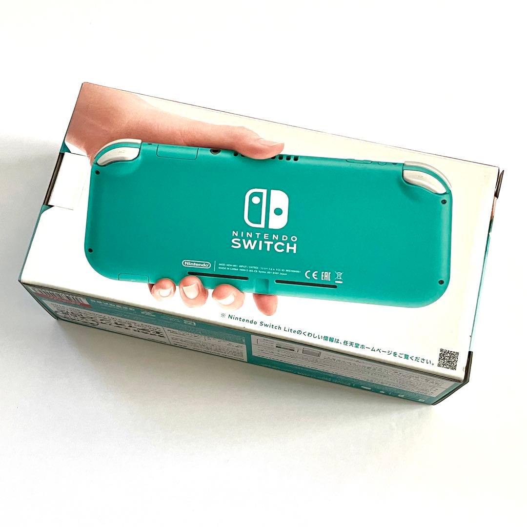 【新品】NINTENDO SWITCH LITE ターコイズ　フィルム　ソフト付