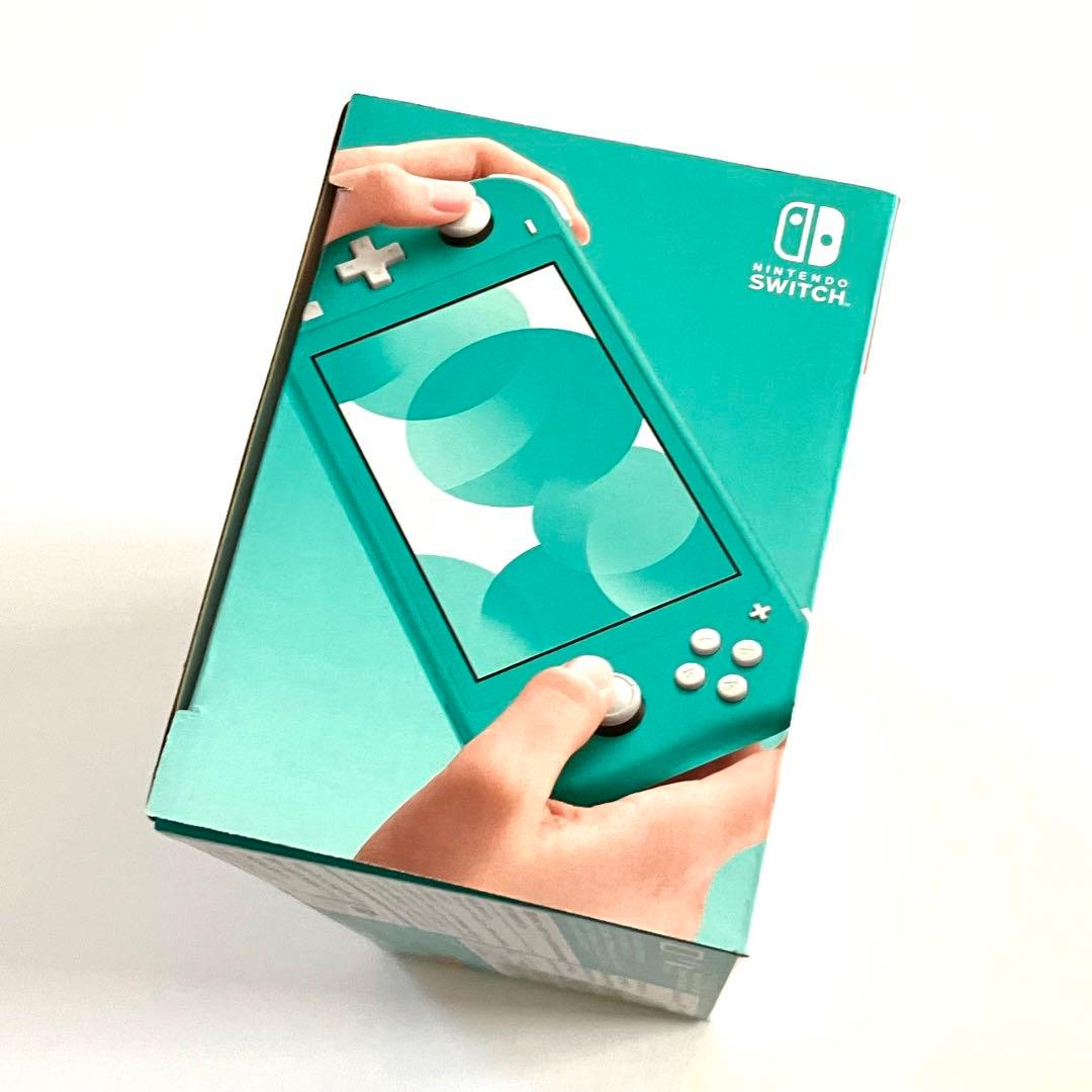 【新品】NINTENDO SWITCH LITE ターコイズ　フィルム　ソフト付