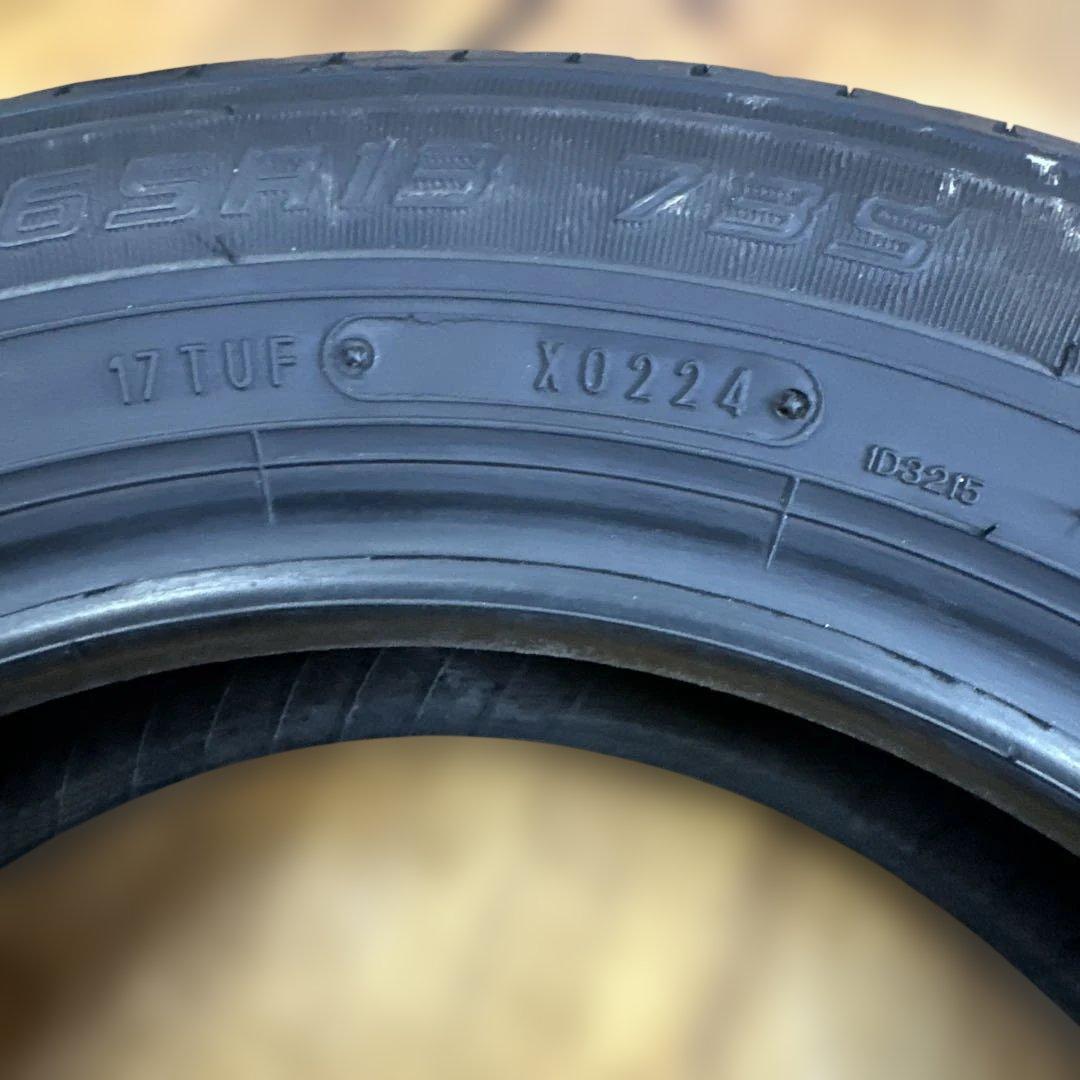 ダンロップ　155/65R13 夏用タイヤ　2024年　4本(54)