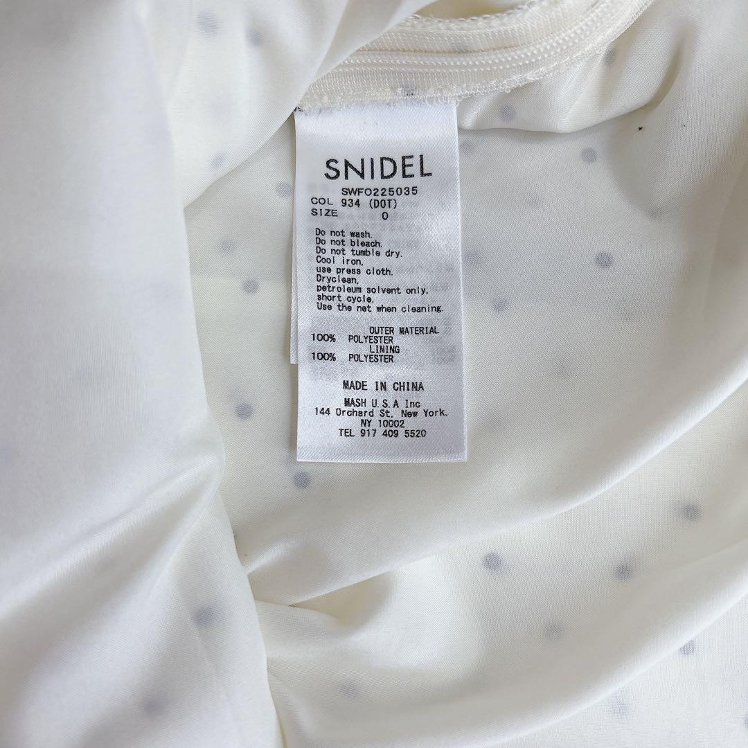✨極美品✨　snidel ワンピース　フリル　ドット　フェミニン　S ガーリー
