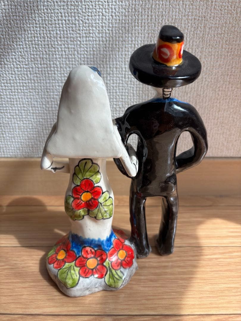 メキシコ雑貨　カラベラ人形　結婚式