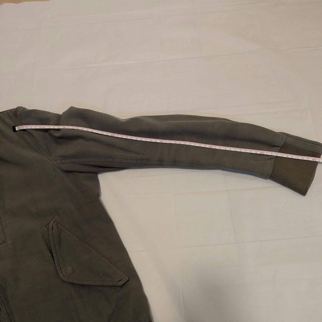 名作 ATTACHMENT 硫化染め コットン フライトジャケット グレー系 2