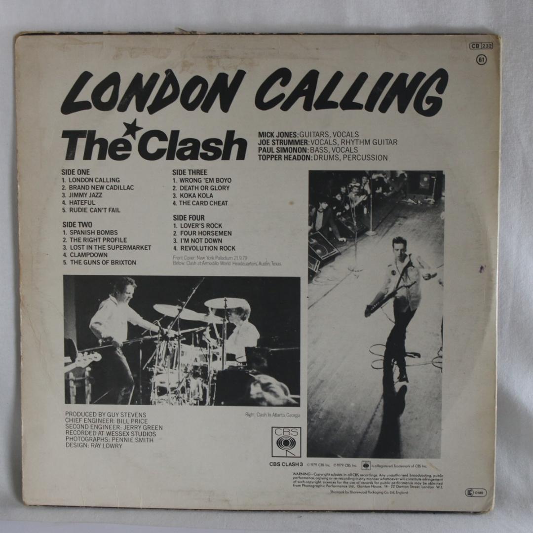 英LP The Clash London Calling UKオリジナ初回プレス