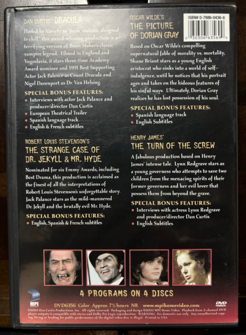 洋画・外国映画 The Dan Curtis Macabre Collection