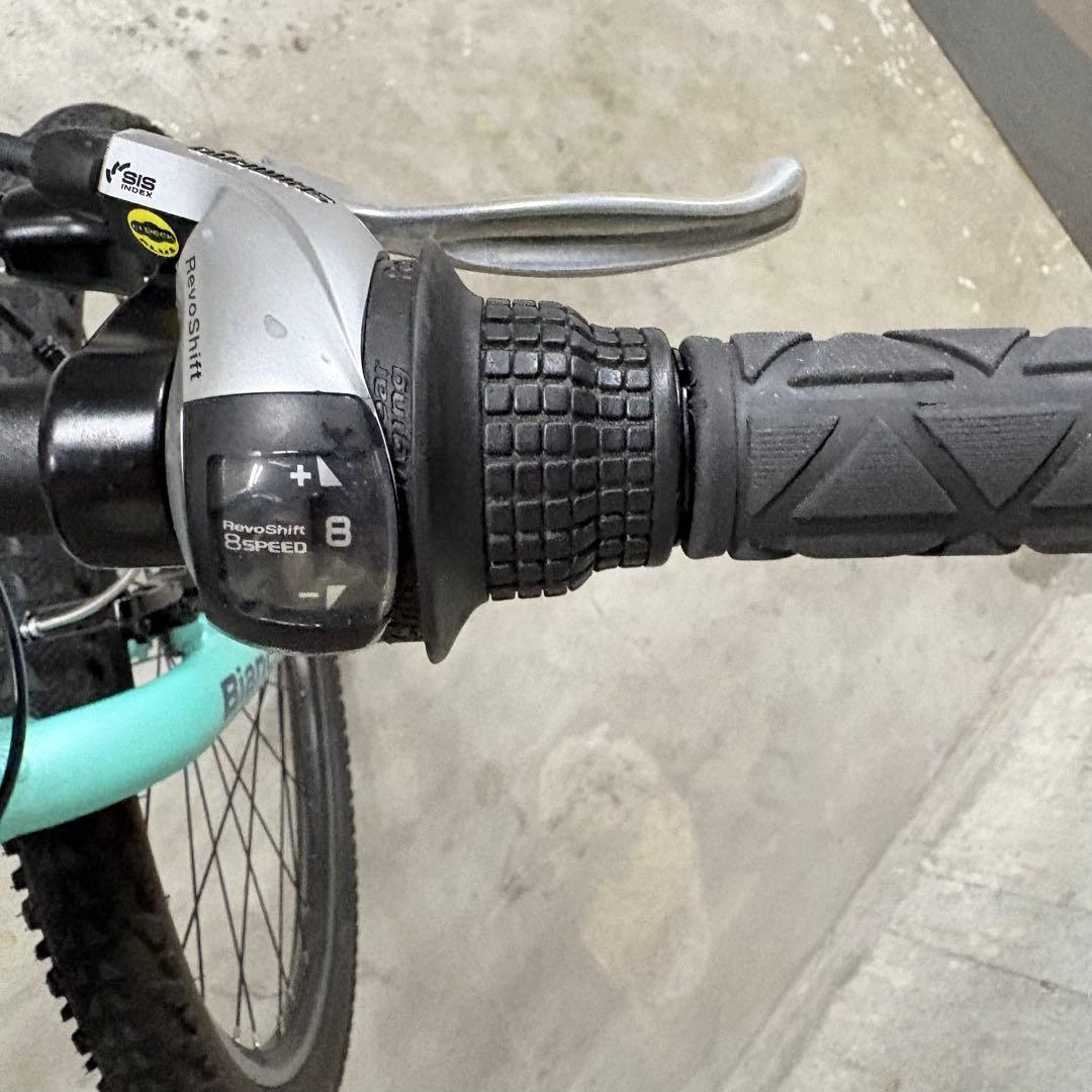 【たのメル便】Bianchi PIRATA 26チェレステ8速 ジュニアMTB