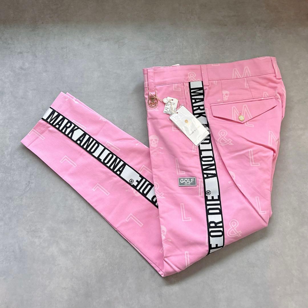 新品 ★ MARK&LONA 完売モデル ボトムス ピンク マーク&ロナ 正規品