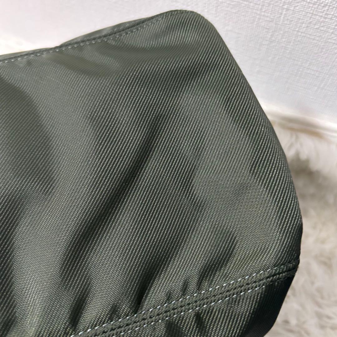 【極美品】 PORTER ボストンバッグ 大容量 中敷き付 オリーブ ナイロン
