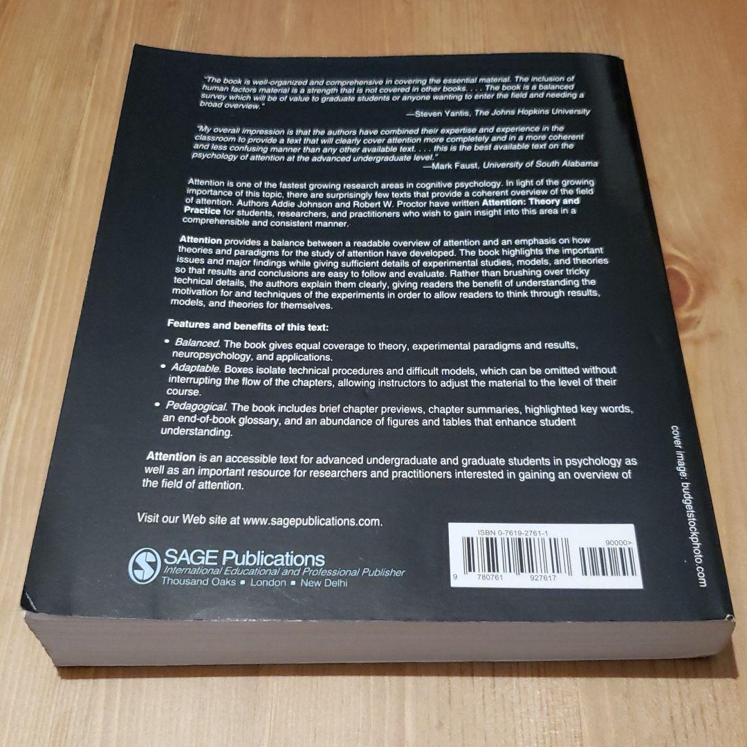 語学・辞書・学習参考書 Attention: Theory and Practice