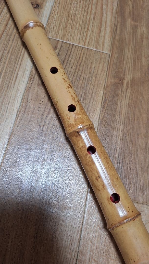 尺八 竹製 延べ管 57.5 cm 琴古流