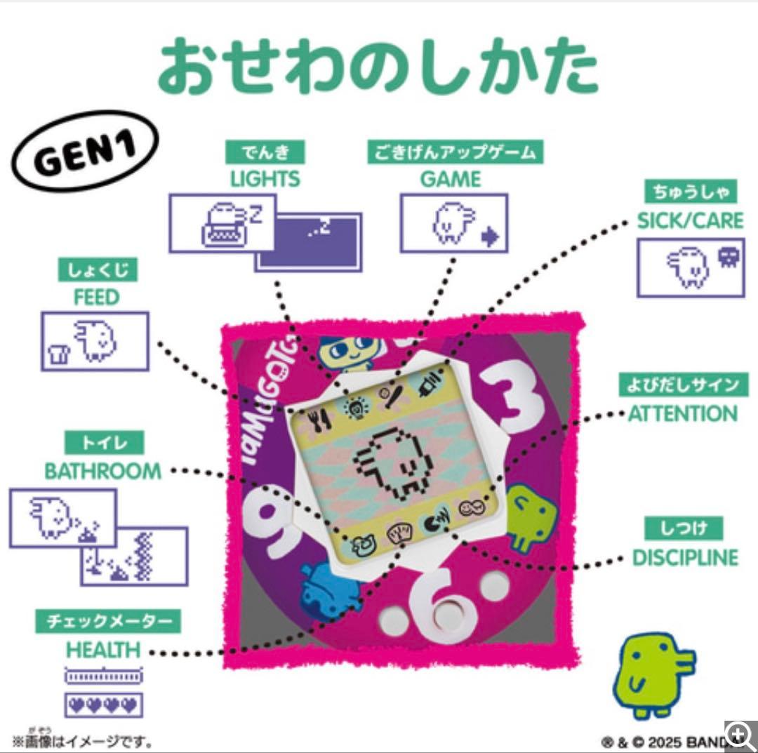 たまごっちオリジナル　ローソン限定　3種類セット　新品未開封品