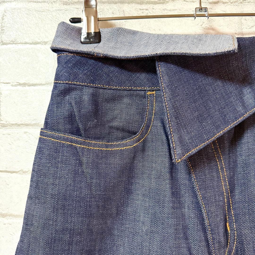 【アメリヴィンテージ】WRAP WAIST DENIM PANTS25パンツ