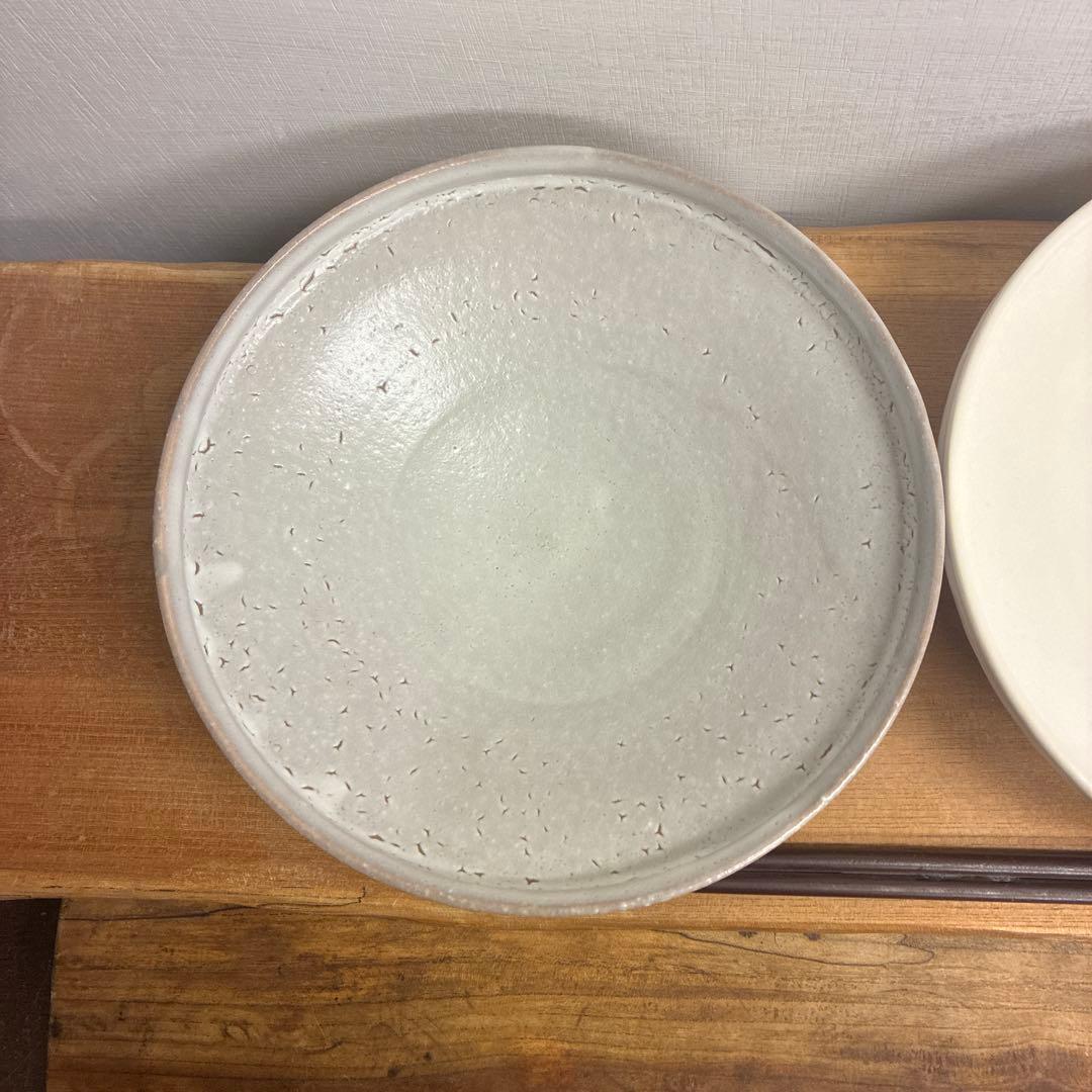 tenten　新品　陶器　陶芸作家　浅鉢2個　257