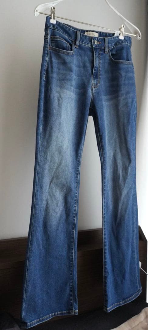 airdenim セミブーツカットジーンズ ストーンブルー