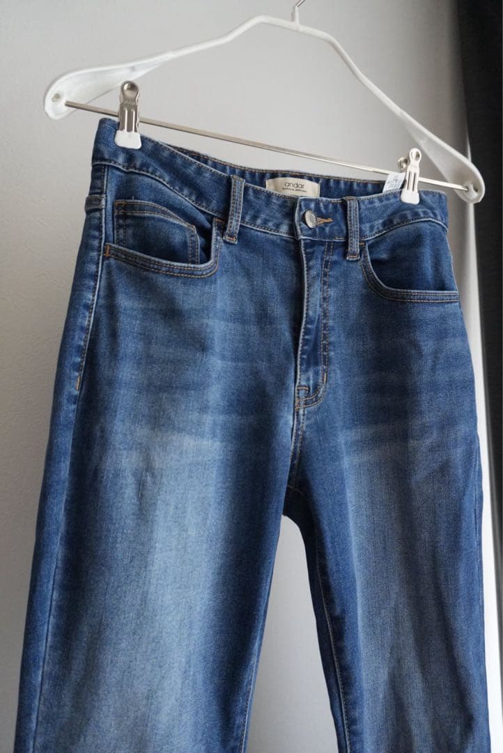 airdenim セミブーツカットジーンズ ストーンブルー