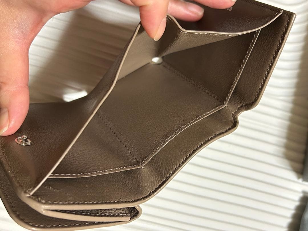 ノ*リ様 BALENCIAGA ブラウン 三つ折り財布