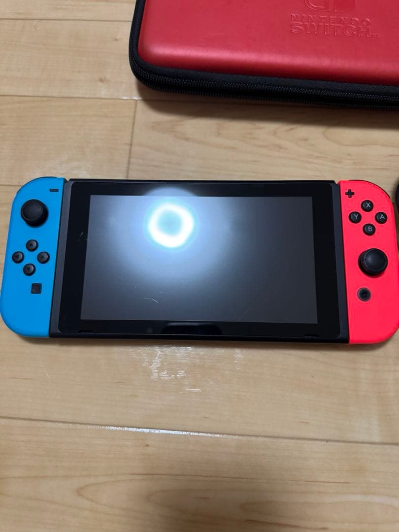 Nintendo Switch 本体　ケース、microSDカード付き