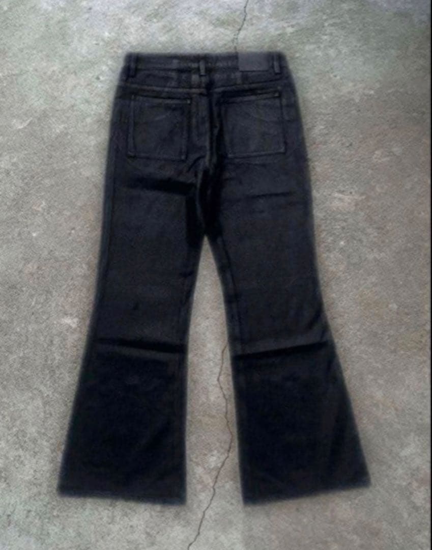 パンツ goar.archive strapped flare oil pants M