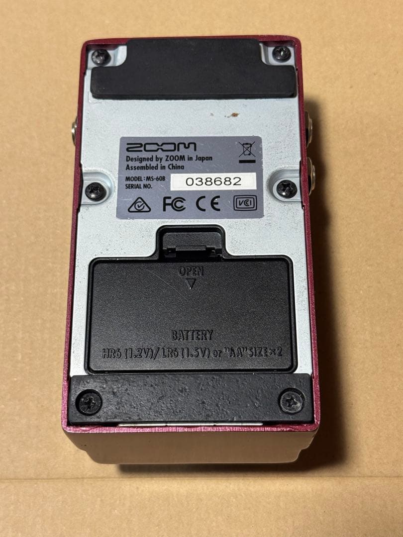 ZOOM MS-60B ベース用マルチエフェクター